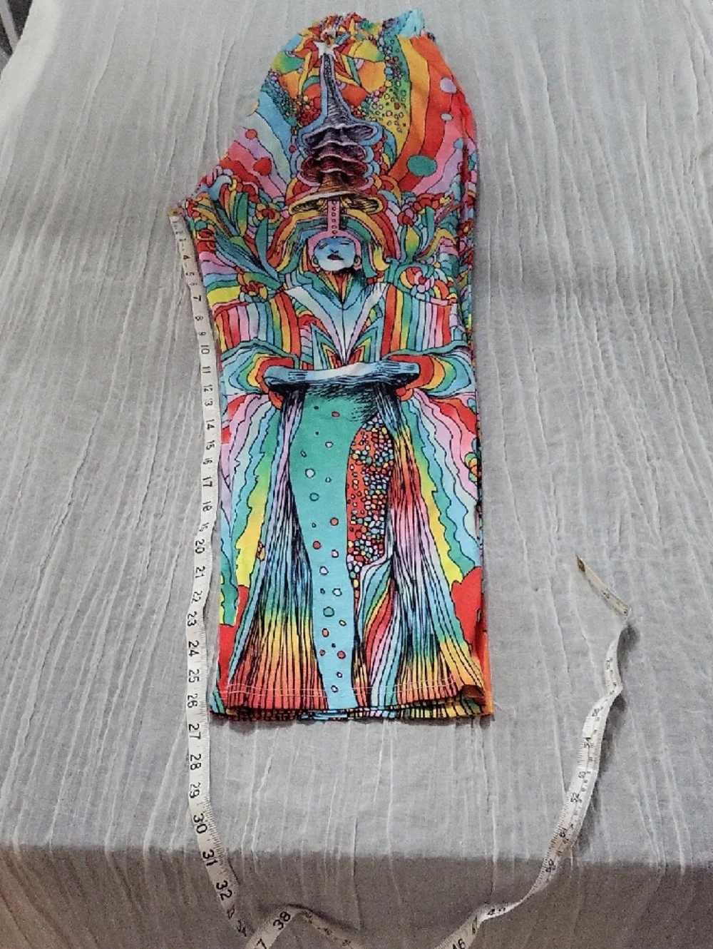Colorful Medium Pull On Pants With Elastic Waistband And Pockets - Picture 7 of 8